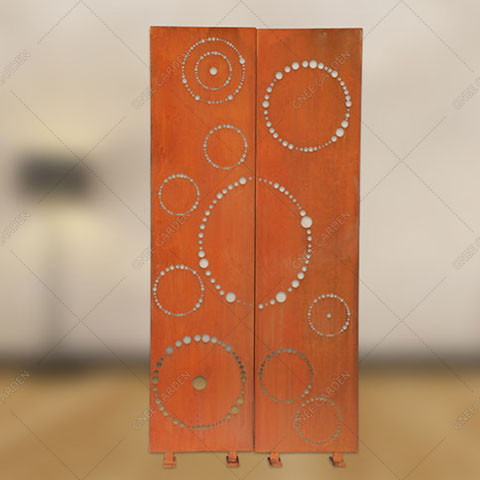 Corten Steel GN-SP-124 Metal Screen Panels