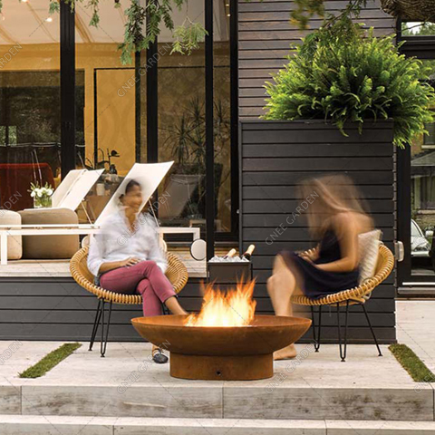 Corten Fire Bowl GN-FP-301 Round Fire pit