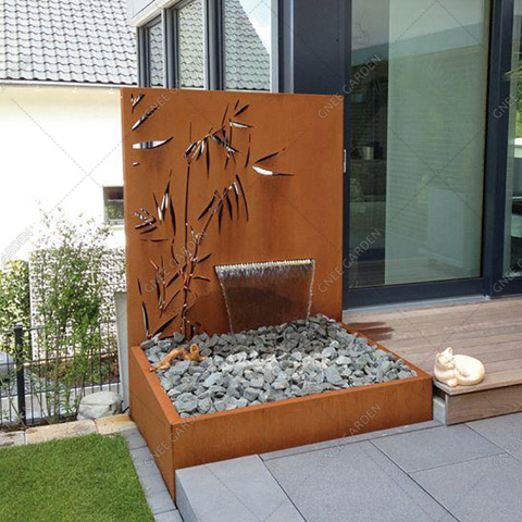 Corten Steel Garden Water Feature GN-SF-369