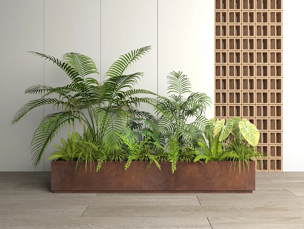 What is a corten steel planter?