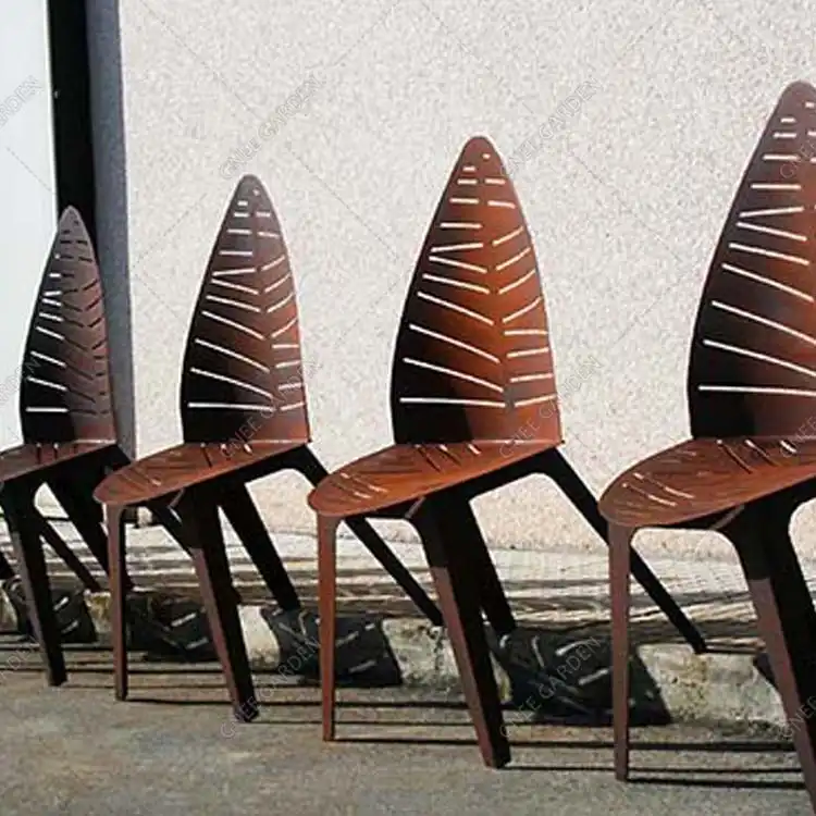 corten street furniture