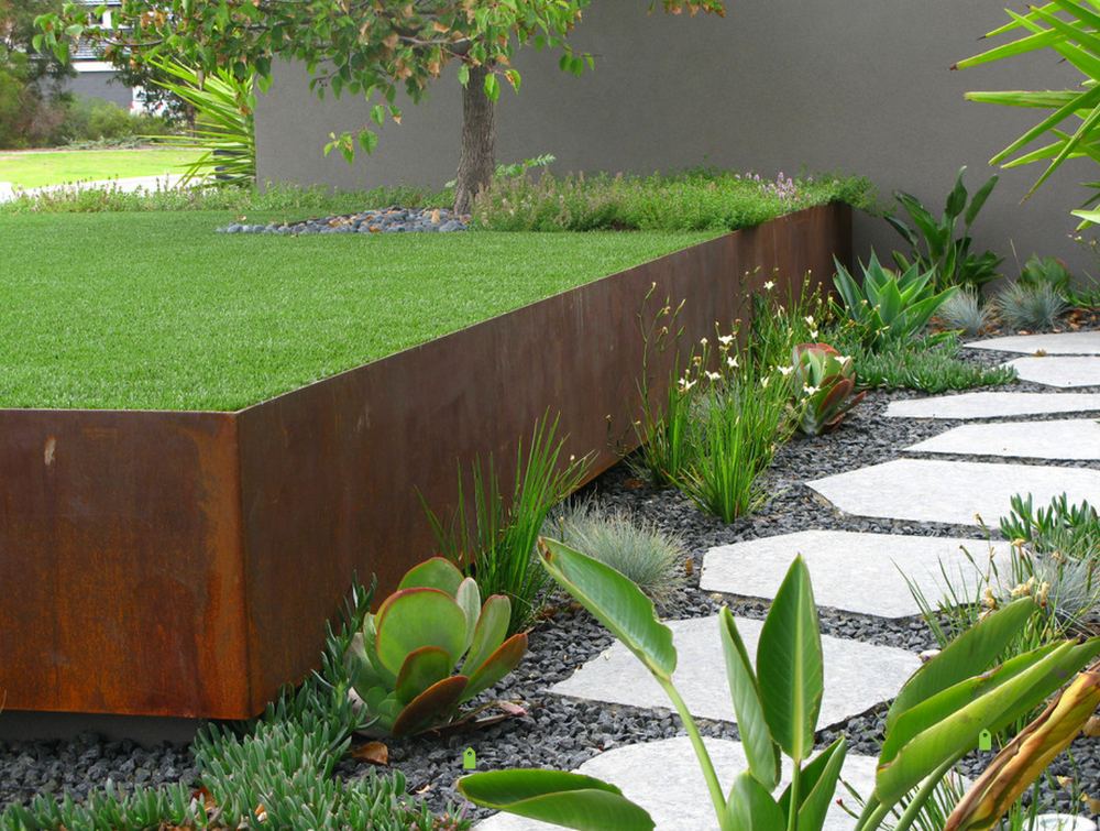 Is Corten steel safe for vegetables?