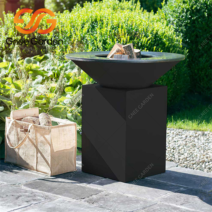 Corten Steel Outdoor Grill GN-BBQ-209 Classic Design