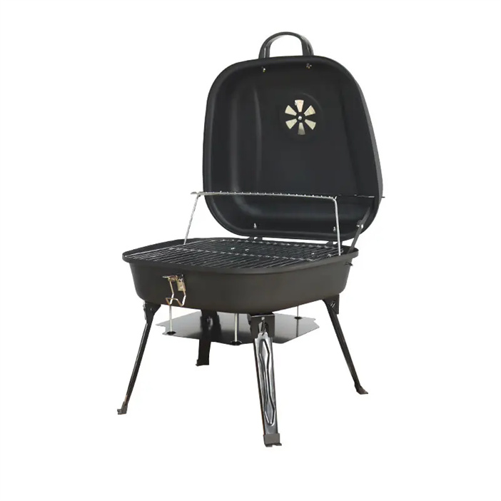 Portable Barbecue Grill with Foldable 4 Legs