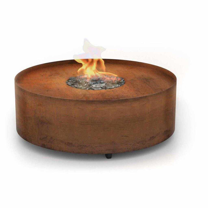 GN-FP-303-G Outdoor Corten Steel Gas Fire Pit