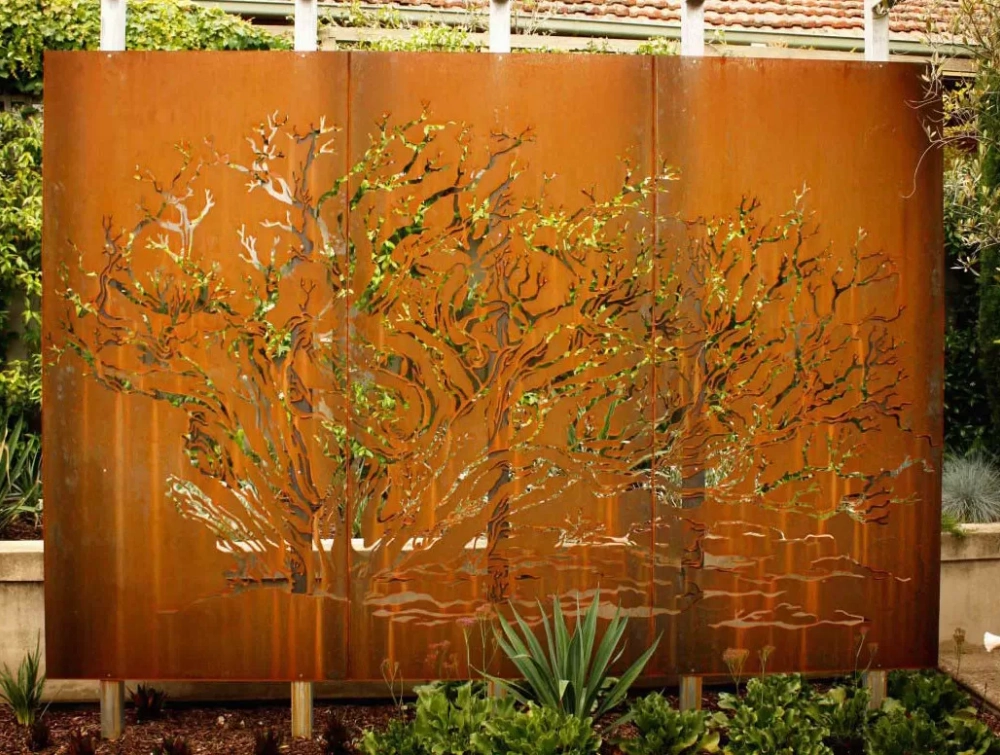 Benefits of Corten Steel Screens in Landscaping