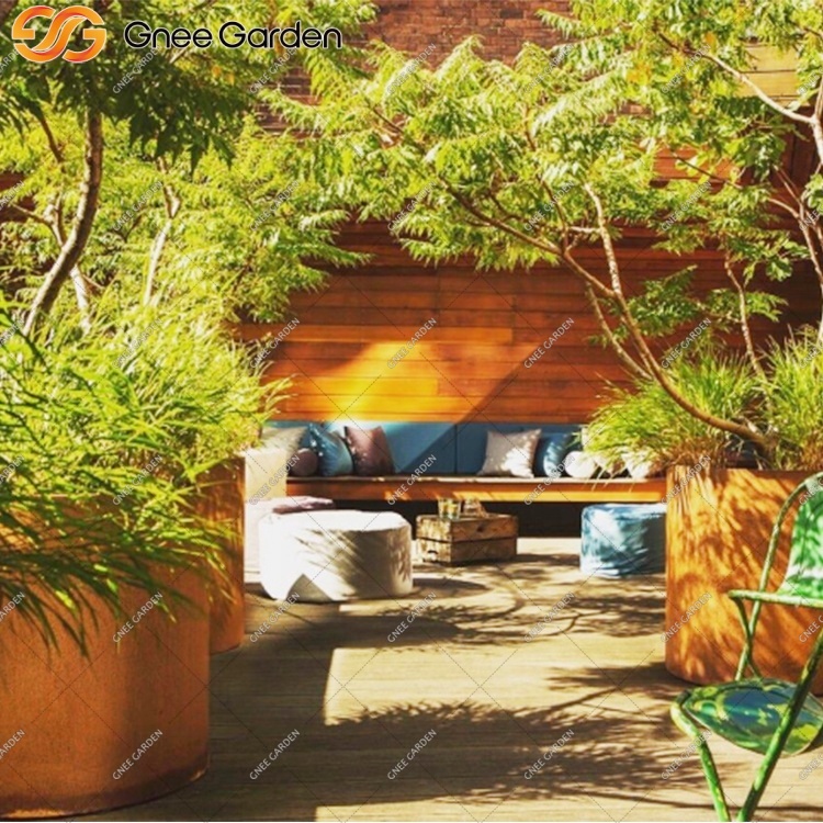 Why choose Corten steel metal planter boxes?