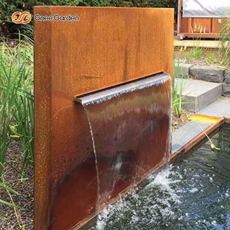 Why Choose a Corten Steel Waterfall Fountain?