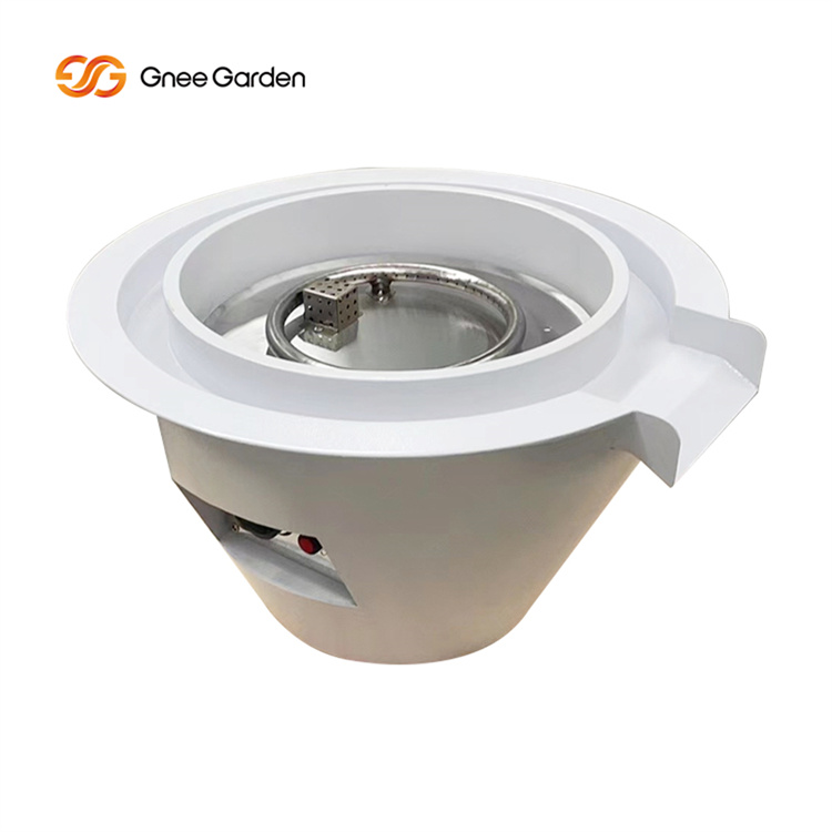 Corten Steel Fire Water Bowl Fountain