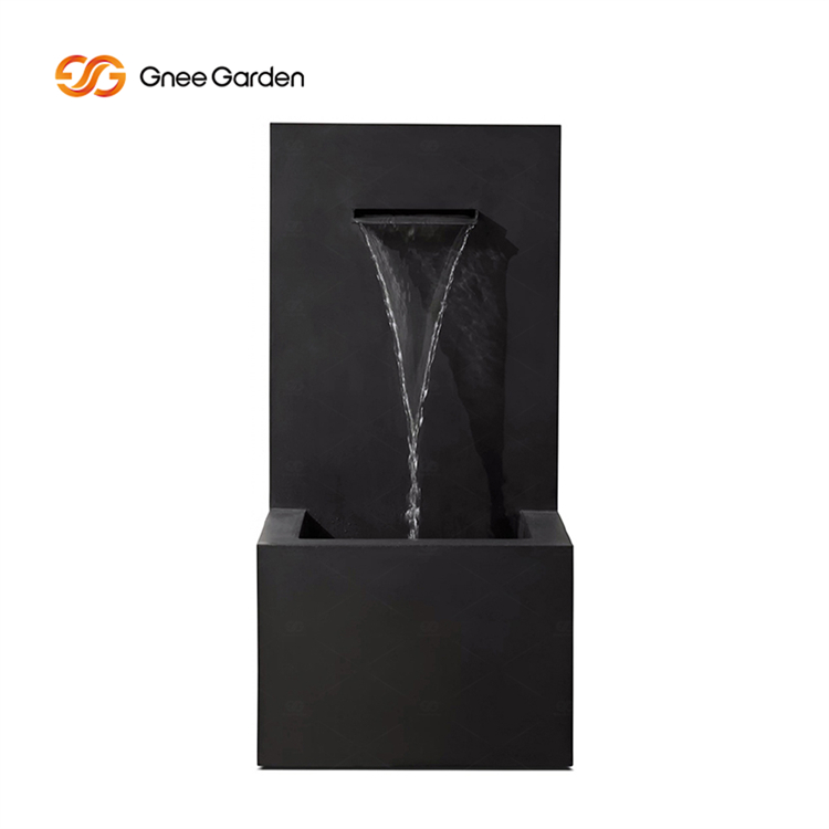 Metal Garden Waterfall Outdoor Water Feature