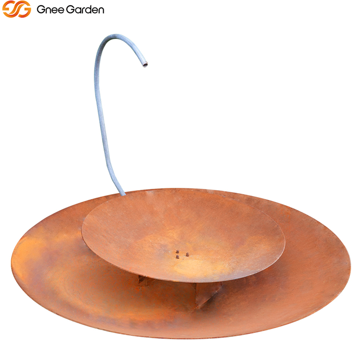 Corten Steel Stylish Water Feature Bowl