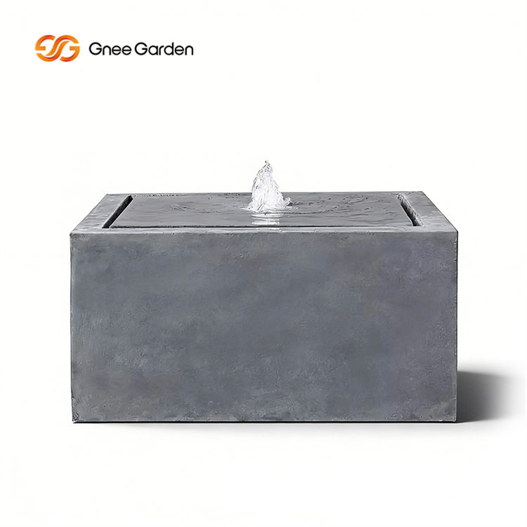 Minimalist Steel Water Feature Balcony